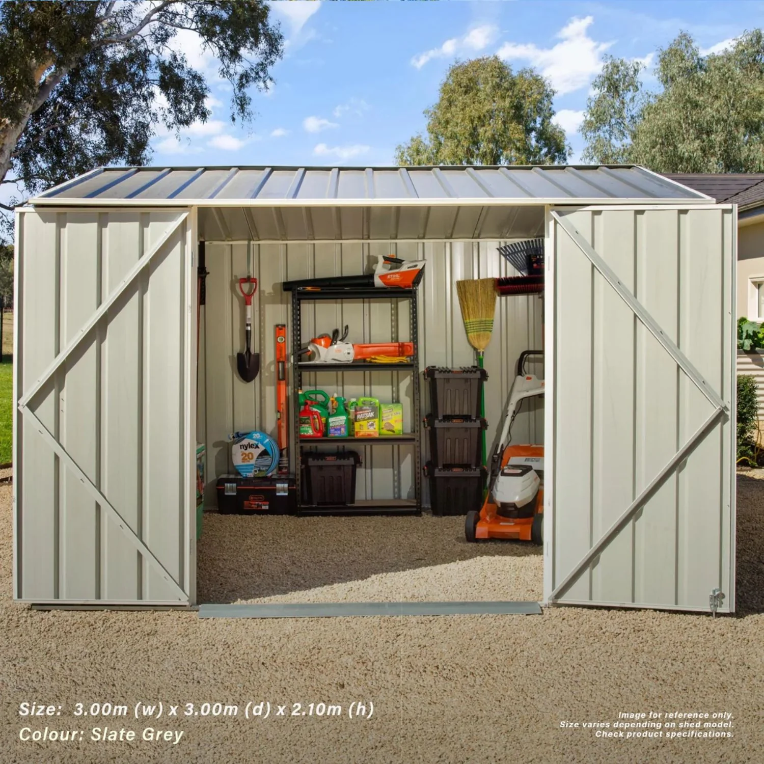 3m x 1.5m Gable Roof Garden Shed - Image 27